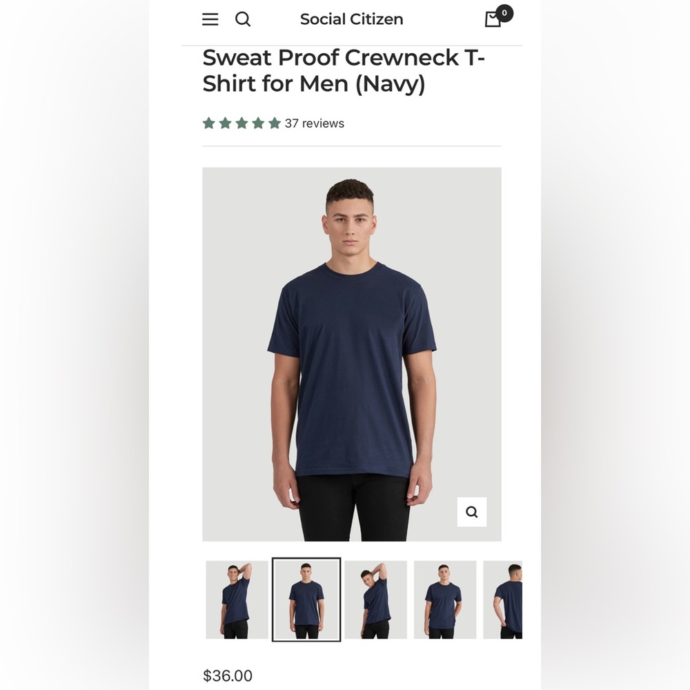 Social Citizen Tshirt (navy)